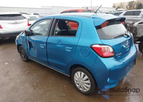 2022 Mitsubishi Mirage Es/Le z USA, uszkodzony, nr VIN ML32AUHJ6NH008867